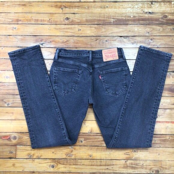 Levi’s 511 Slim Fit Men’s Jeans Dark Wash Red Tab Size 30x34 Tapered Leg Denim - Picture 3 of 12